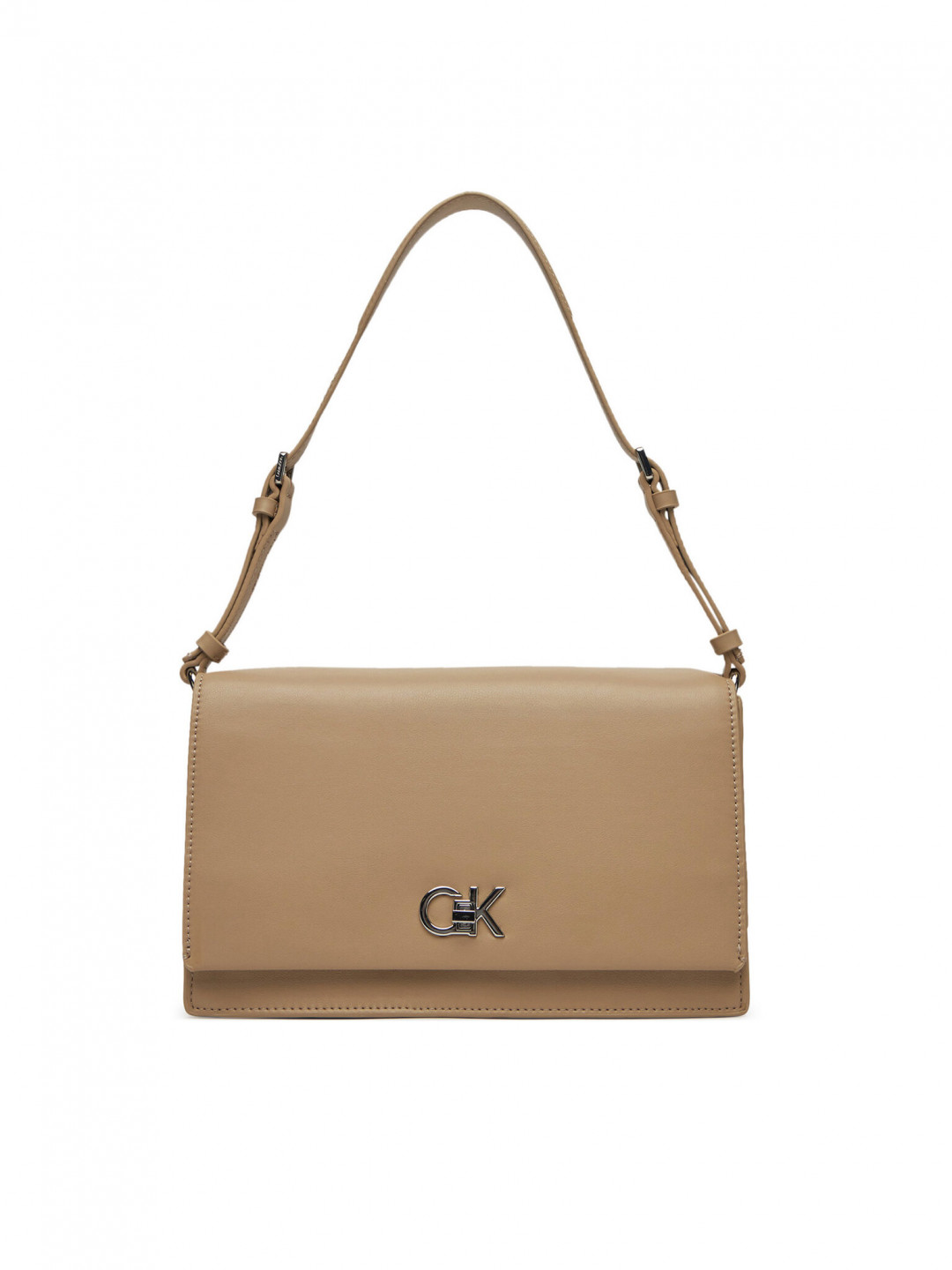 Calvin Klein Kabelka Ck Elongated Shoulder Bag K60K612807 Béžová